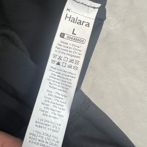 Halara Dress Womens Large Black Softlyzero Easy Peezy Active Performance Comfort - Picture 6 of 10